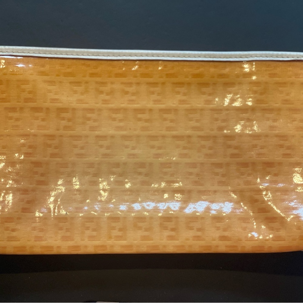 Fendi Shimmering Orange Pouch
